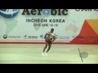 MASSAMBA MERCIA Mayouma (CGO) - 2016 Aerobic Worlds, Incheon (KOR) - Qualifications Individual Men