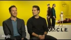 Armie Hammer and Henry Cavill talk Scotch Eggs and 50 Shades!