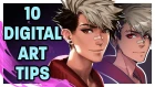 【10 Digital Art Tips】 For Beginners