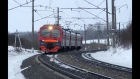 ЭД9М 0225 в кривых на перегоне Дурово - Сафоново Московской железной дороги.