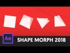 How To Morph SHAPES with Null Paths (After Effects 2018 Update)