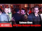 Salman Khan at Neil Nitin Mukesh Rukmini Sahay Wedding Reception
