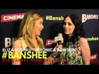 Eliza Dushku "Veronica Dawson" interviewed at the Season 4 Premiere for Cinemax' Banshee #Banshee
