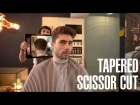 Tapered Scissor Fade Haircut with Barber Toastie Styles at Johnny's Chop Shop