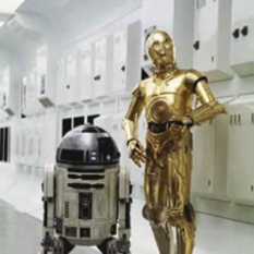 C-3PO with R2-D2